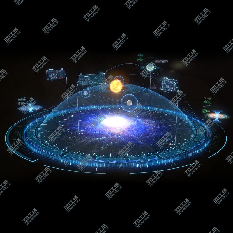 images/goods_img/20210313/3D model Galaxy Hologram Interface/1.jpg